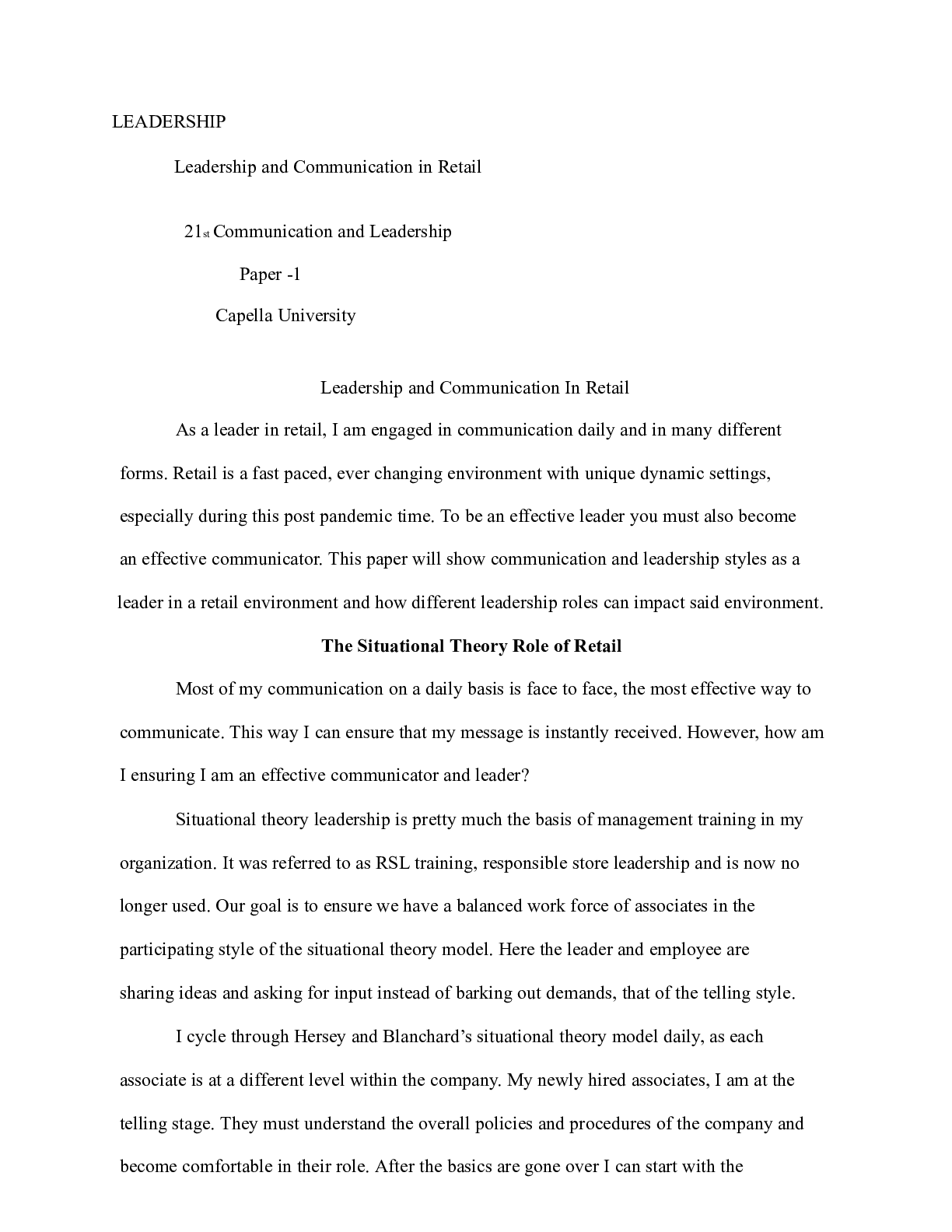 Preview image of week 5paper.docx  LEADERSHIP document